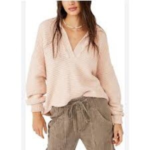 free people light pink Sweater